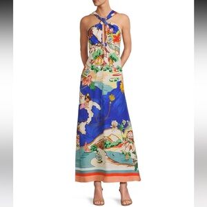 ANTONIO MELANI Multicolor Maxi Dress